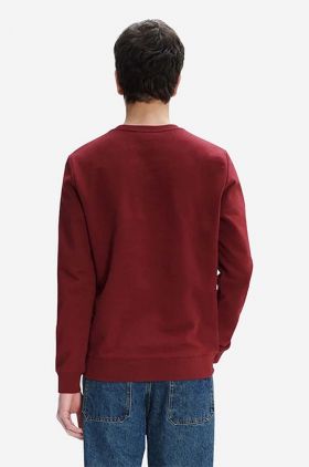 A.P.C. hanorac de bumbac Sweat bărbați, culoarea bordo, cu imprimeu COFAX.H27378-BORDEAUX