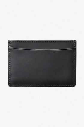 A.P.C. carcasă din piele Cartes Andre culoarea negru PXAWV.H63028-BLACK