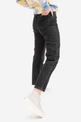 A.P.C. jeans din bumbac Martin F high waist COETA.F09122-BLACK