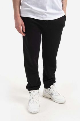 A.P.C. pantaloni de trening din bumbac Jogging Item culoarea negru, uni COEAS.H28072-BLACK