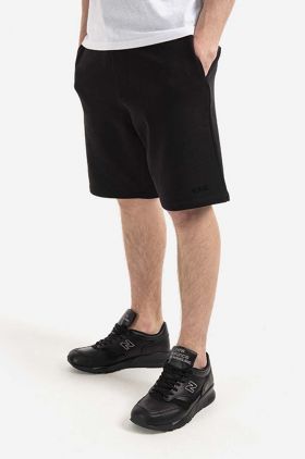 A.P.C. pantaloni scurți din bumbac culoarea negru COECQ.H10159-GREYHEATHE