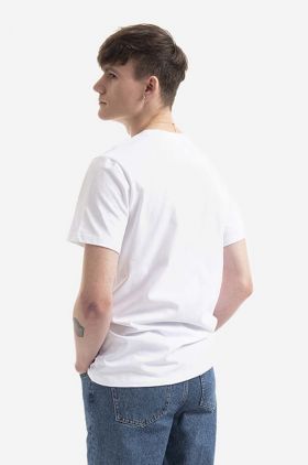 A.P.C. tricou din bumbac Tony culoarea alb, cu imprimeu COEAV.H26082-WHITE