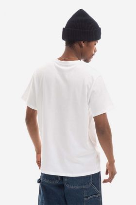 A.P.C. tricou din bumbac Raymond culoarea alb, uni COEZC.H26840-WHITE