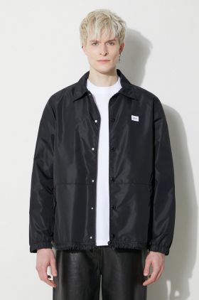 A.P.C. geacă cu aspect de cămașă Blouson Aleksi culoarea negru, de tranziție, PAAFA.H02739.LZZ