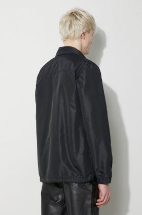 A.P.C. geacă cu aspect de cămașă Blouson Aleksi culoarea negru, de tranziție, PAAFA.H02739.LZZ