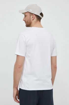 Pepe Jeans tricou din bumbac CLIFTON barbati, culoarea alb, cu imprimeu, PM509374