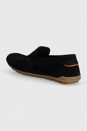 Marc O'Polo mocasini din piele intoarsa barbati, culoarea albastru marin, 40328233101300 NN1M3035