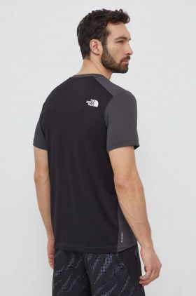 The North Face tricou sport culoarea gri, modelator, NF0A825OMN81