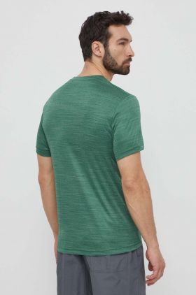 Reebok tricou de antrenament Athlete culoarea verde, neted, 100075604