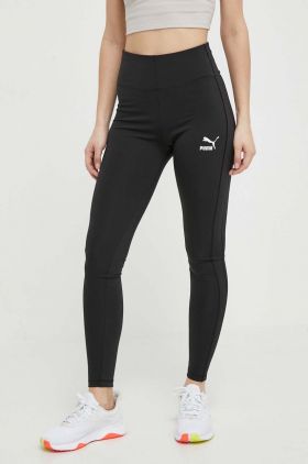 Puma leggins de antrenament T7 culoarea negru, uni, 624215