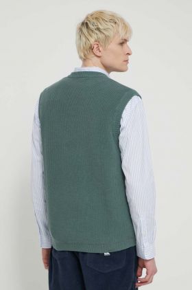 Dickies vestă din bumbac MELVERN VEST culoarea verde, DK0A4YYP