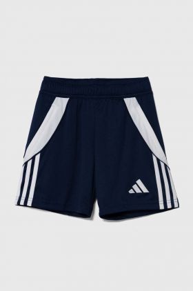 adidas Performance pantaloni scurti copii TIRO24 TRSHOY culoarea albastru marin, talie reglabila