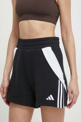 adidas Performance pantaloni scurți de antrenament Tiro 24 culoarea negru, modelator, high waist, IP1950