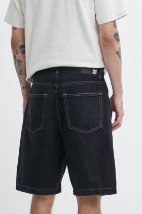 DC pantaloni scurti jeans barbati, culoarea negru, ADYDS03014