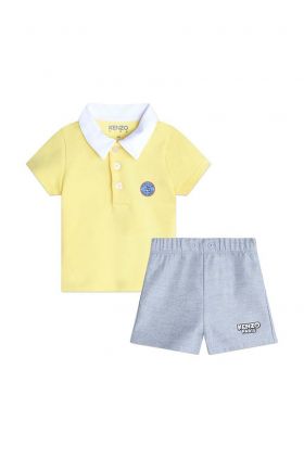 Kenzo Kids compleu bebe culoarea galben