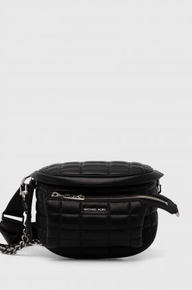 MICHAEL Michael Kors poseta de piele culoarea negru