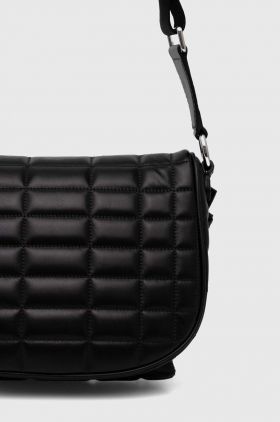 MICHAEL Michael Kors poseta de piele culoarea negru