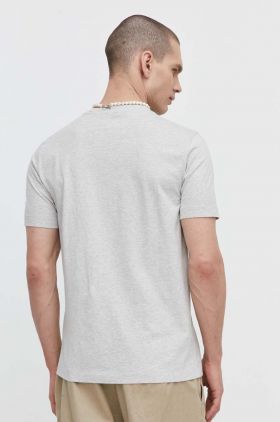 Abercrombie & Fitch tricou din bumbac barbati, culoarea gri, melanj