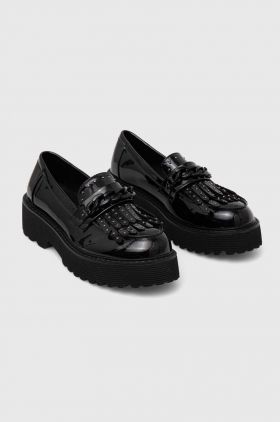 Answear Lab mocasini femei, culoarea negru, cu platforma