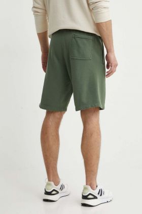 adidas Originals pantaloni scurti din bumbac culoarea verde, IR8004