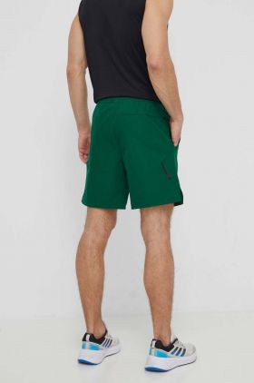 Reebok pantaloni scurți de antrenament Strength culoarea verde, 100075794