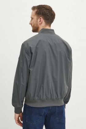 Save The Duck geaca bomber barbati, culoarea gri, de tranzitie