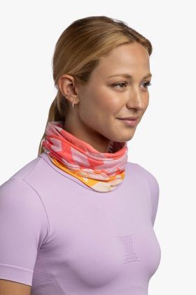 Buff fular împletit Coolnet UV culoarea violet, cu model, 133648