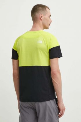 The North Face tricou sport culoarea verde, modelator, NF0A825GWIT1