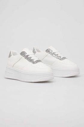 Answear Lab sneakers culoarea alb