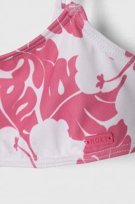 Roxy costum de baie pentru copii din două piese TOTALLY ICONIC culoarea roz