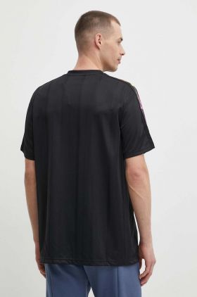 adidas tricou TIRO barbati, culoarea negru, cu imprimeu, IP3786