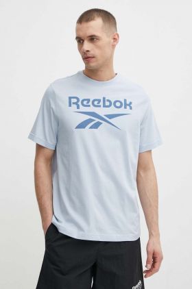 Reebok tricou din bumbac Identity barbati, cu imprimeu, 100076430