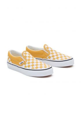 Vans tenisi copii UY Classic Slip-On culoarea galben