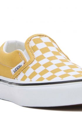 Vans tenisi copii UY Classic Slip-On culoarea galben