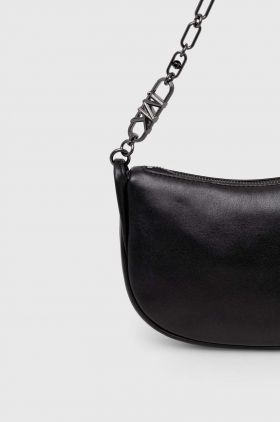 MICHAEL Michael Kors poseta de piele culoarea negru