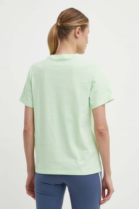 adidas Originals tricou din bumbac femei, culoarea verde, IU2374