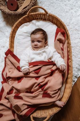 La Millou patura pentru copii HEARTBEAT PINK