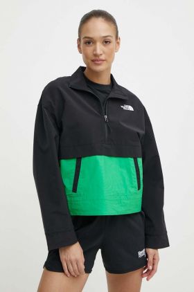 The North Face geaca femei, culoarea verde, de tranzitie, NF0A8711ROJ1