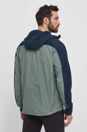 Fjallraven geaca High Coast Wind Jacket barbati, culoarea verde, de tranzitie, F82606