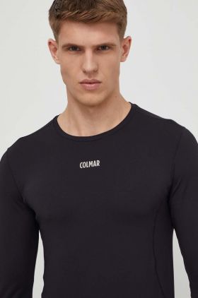 Colmar longsleeve sport culoarea negru, neted