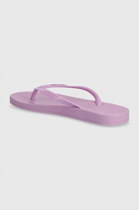 Ipanema slapi ANAT COLORS femei, culoarea violet, cu toc plat, 82591-AQ602