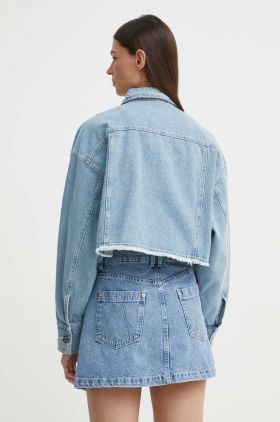 Alohas geaca jeans femei, de tranzitie, oversize