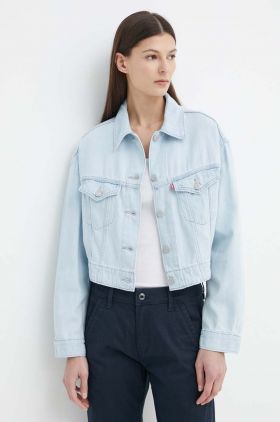 Levi's geaca jeans femei, de tranzitie, oversize