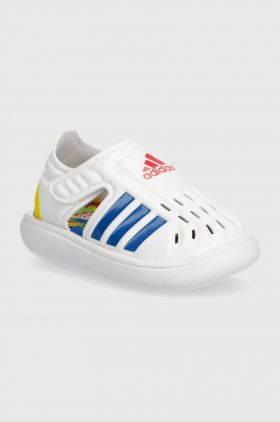 adidas pantofi de apă pentru copii WATER SANDAL I culoarea alb