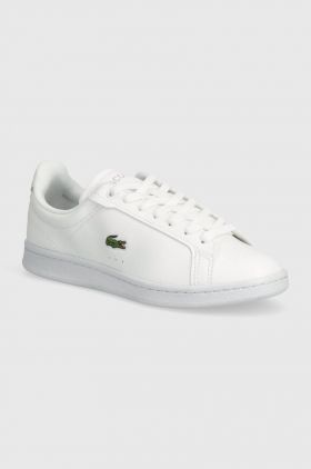 Lacoste sneakers pentru copii Court sneakers culoarea alb