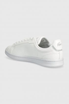 Lacoste sneakers pentru copii Court sneakers culoarea alb