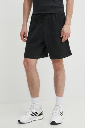 adidas pantaloni scurti din bumbac culoarea negru, IN3164