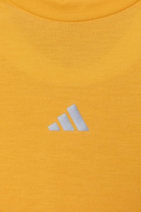 adidas tricou copii culoarea galben, cu imprimeu