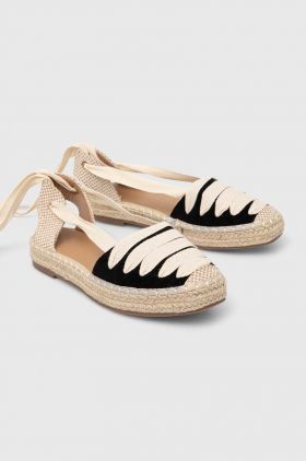 Answear Lab espadrile culoarea negru