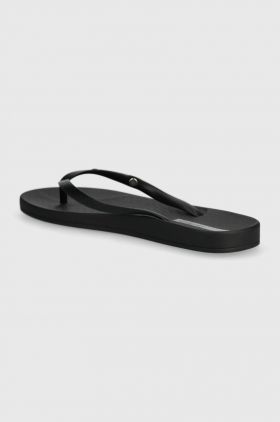 Ipanema slapi ANAT BRASILI femei, culoarea negru, cu toc plat, 82932-20766
